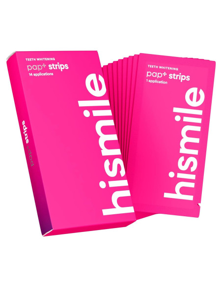 Tiras Blanqueadoras Hismile PAP+ para Dientes Sensibles, 28 Tiras Tiras Blanqueadoras Hismile PAP+ para Dientes Sensibles, 28 Tiras