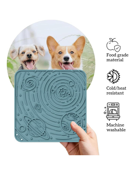 Almohadilla de Lamer para Perros y Gatos OHMO 20.07 cm 2 Piezas Almohadilla de Lamer para Perros y Gatos OHMO 20.07 cm 2 Piezas