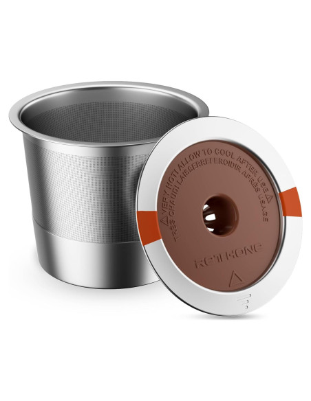 Filtros de Café Reutilizables RETHONE K Cup Acero Inoxidable 1 Paquete Filtros de Café Reutilizables RETHONE K Cup Acero Inoxidable 1 Paquete