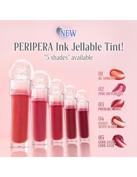 Peripera Ink Jellable Tint Tinte de Labios 2.96 ml Color 05 Suerte Fría Peripera Ink Jellable Tint Tinte de Labios 2.96 ml Color 05 Suerte Fría