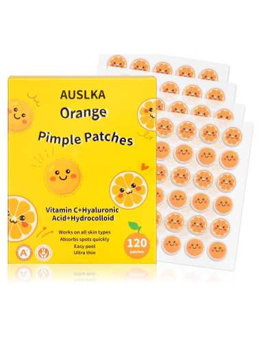 Parche para Granos AUSLKA Naranja con Vitamina C - 120 Unidades