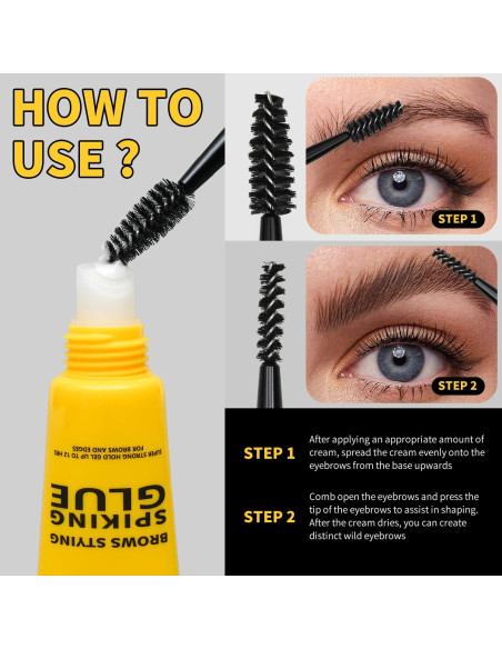 Gel Fijador para Cejas BAISEN DIARY - Transparente, Resistente al Agua Gel Fijador para Cejas BAISEN DIARY - Transparente, Resistente al Agua