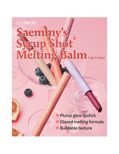 Brillo Labial Voluminizador The Saem Saemmy's 1.7g - Durazno