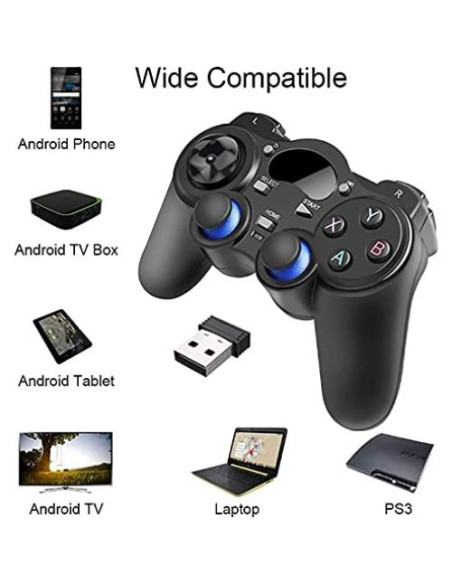Controlador Inalámbrico FANDRAGON A-038 para PC y PS3 Controlador Inalámbrico FANDRAGON A-038 para PC y PS3