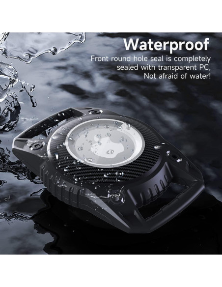 Funda Impermeable para AirTag Arojore IP68 - TPU Negro Funda Impermeable para AirTag Arojore IP68 - TPU Negro