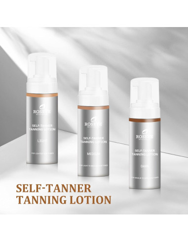 Loción Bronceadora Instantánea KOUFEI 221g - Secado Rápido, Natural
