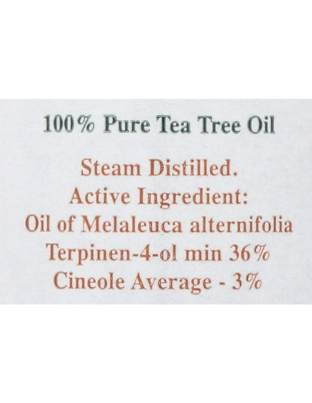 Aceite de Árbol de Té 100% Puro Nature's Way 60ml Aceite de Árbol de Té 100% Puro Nature's Way 60ml