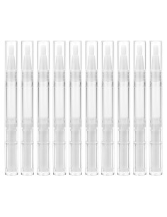 10 Bolígrafos de Aceite Transparentes SOKOSEY 3ml con Pipetas