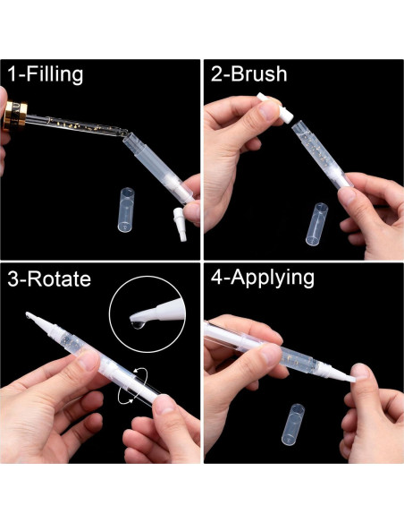10 Bolígrafos de Aceite Transparentes SOKOSEY 3ml con Pipetas 10 Bolígrafos de Aceite Transparentes SOKOSEY 3ml con Pipetas