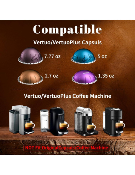 Kit de Cápsulas Reutilizables SOLIDATOR para Nespresso Vertuo Kit de Cápsulas Reutilizables SOLIDATOR para Nespresso Vertuo