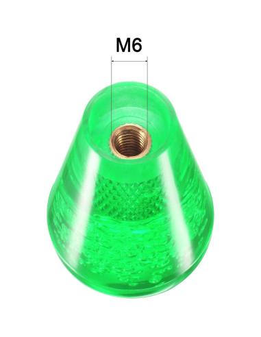 Joystick Ovalado uxcell 52mm Verde 2 Piezas para Arcade