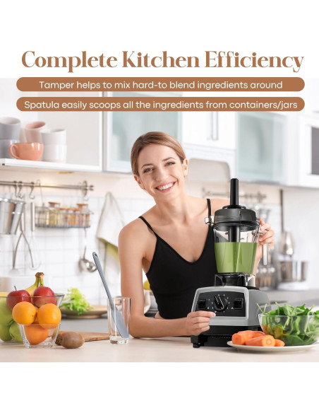 Émbolo y Espátula de Silicona Dunkive para Licuadora Vitamix Émbolo y Espátula de Silicona Dunkive para Licuadora Vitamix