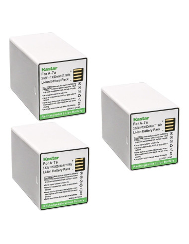 Batería Kastar A-7a 3-Pack para Cámaras Arlo GO 2 y Pro 4