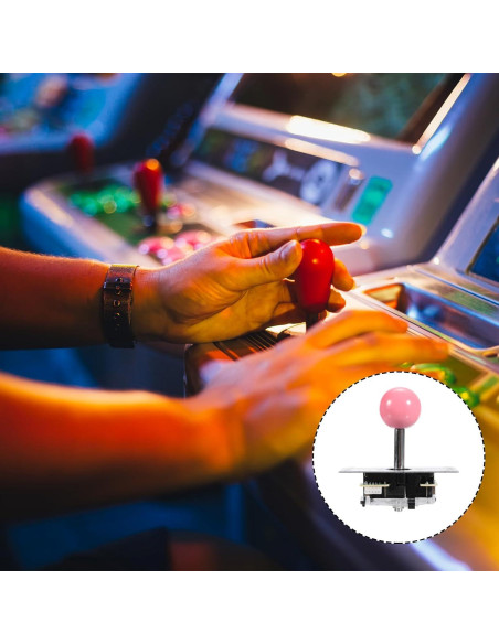Joystick Arcade DIY MECCANIXITY Rosa 5 Pin USB ABS Joystick Arcade DIY MECCANIXITY Rosa 5 Pin USB ABS