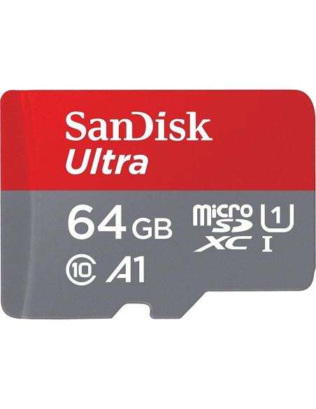 Tarjeta MicroSD SanDisk 64GB Ultra + Lector Everything But Stromboli Tarjeta MicroSD SanDisk 64GB Ultra + Lector Everything But Stromboli