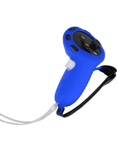 Cubiertas Protectores de Controlador NUHFUFA para Quest 3 Azul