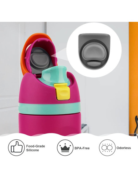 8 Tapas de Reemplazo Silicona PEUTIER para Botellas Owala FreeSip 8 Tapas de Reemplazo Silicona PEUTIER para Botellas Owala FreeSip