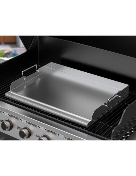Placa de Acero Inoxidable Skyflame 43.2x32.5 cm para BBQ Placa de Acero Inoxidable Skyflame 43.2x32.5 cm para BBQ