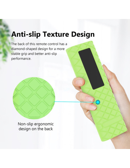 Funda de Silicona Verde Brillante para Control Remoto Samsung AH81-15047A Funda de Silicona Verde Brillante para Control Remoto Samsung AH81-15047A