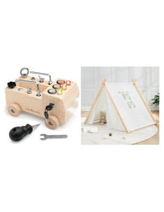 Conjunto de Camión de Juguete y Tienda Comfy Cubs para Niños