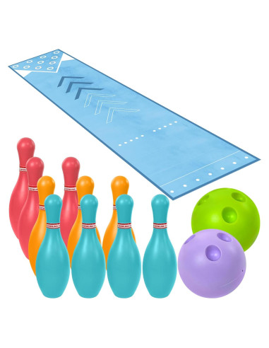 Juego de Mini Bowling Wensdr BLQTZ002 para Interior y Exterior