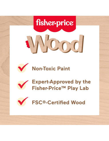 Xilófono de Madera Fisher-Price para Niños 2+ Años