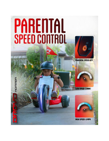 Triciclo Eléctrico Droyd Romper para Niños 3+ Años 24V