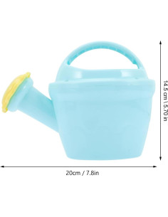 Regaderas para Niños STOBOK 2 Pcs Plástico Azul 20x14.5 cm 2