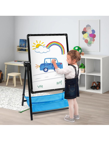 Caballete de Arte Ajustable Arkyomi Doble Cara con Accesorios