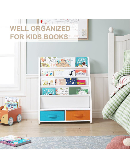 Estantería Infantil UTEX 4 Niveles con Contenedores Extraíbles Estantería Infantil UTEX 4 Niveles con Contenedores Extraíbles