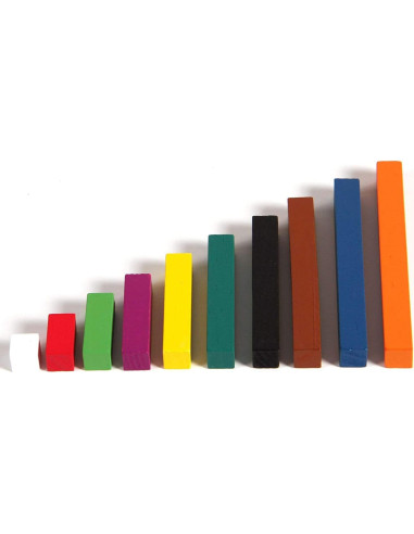 Kit de Barras Cuisenaire de Plástico Hand2Mind para Aula