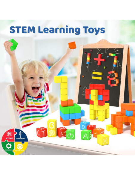Bloques Magnéticos Hiwawind 30 Piezas 3 cm Juguete Educativo Bloques Magnéticos Hiwawind 30 Piezas 3 cm Juguete Educativo