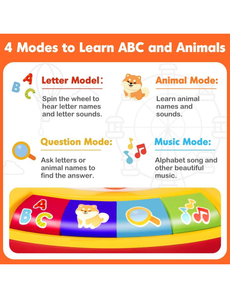 Juguete de Aprendizaje Musical Duchong para Niños 1-3 Años Juguete de Aprendizaje Musical Duchong para Niños 1-3 Años
