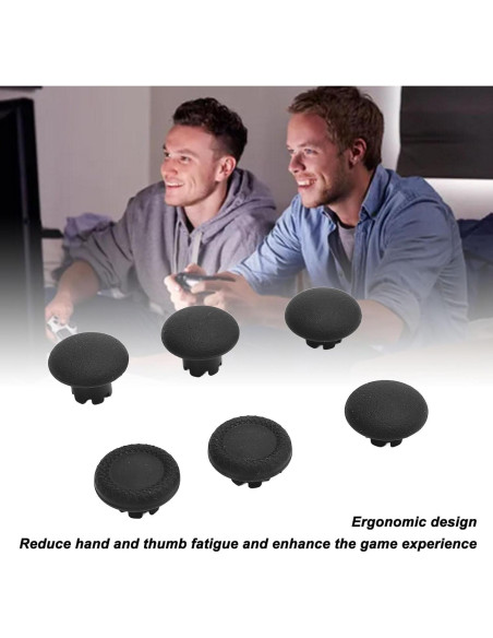 Tapas de Joystick PS5 Gugxiom 6 en 1 Negro Tapas de Joystick PS5 Gugxiom 6 en 1 Negro
