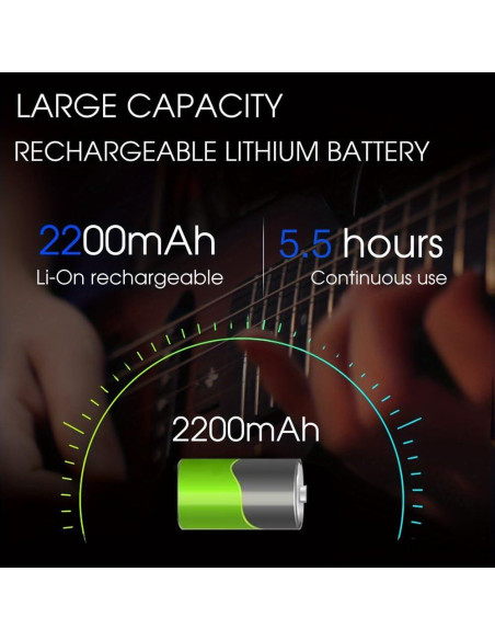 Amplificador de Guitarra Portátil Ulumac TG-08 10W Bluetooth 5.3 Amplificador de Guitarra Portátil Ulumac TG-08 10W Bluetooth 5.3