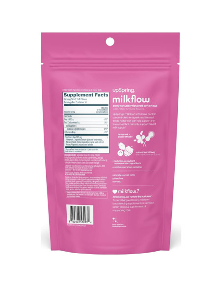Caramelos de Lactancia UpSpring Milkflow Frutos Rojos 28 Unidades Caramelos de Lactancia UpSpring Milkflow Frutos Rojos 28 Unidades