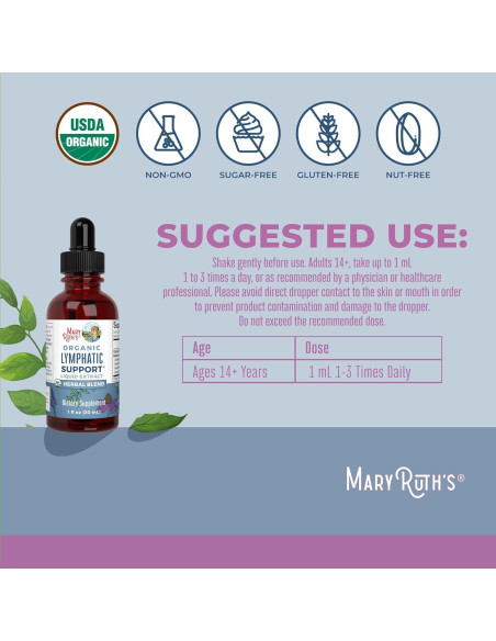Gotas Linfáticas Orgánicas MaryRuth's 30ml - Soporte Inmunológico Gotas Linfáticas Orgánicas MaryRuth's 30ml - Soporte Inmunológico