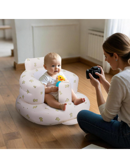 Asiento Inflable para Bebés AirSwim Oso - 0.20 kg, 15 kg max Asiento Inflable para Bebés AirSwim Oso - 0.20 kg, 15 kg max