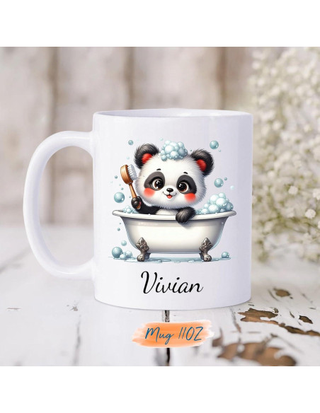 Taza de Cerámica Personalizada Panda BixDori 311ml 444ml Taza de Cerámica Personalizada Panda BixDori 311ml 444ml