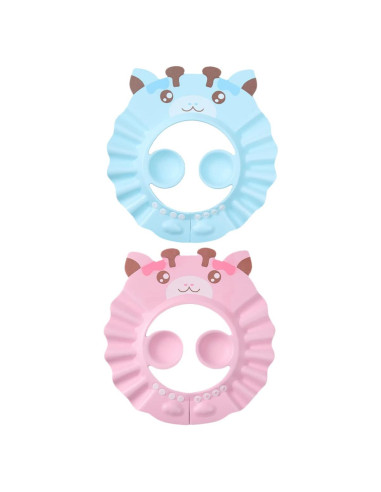 Gorra de Ducha para Bebés Beatifufu - 2 Piezas EVA Ajustable