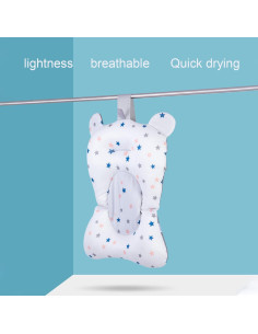 Cojín Flotante para Baño de Bebés Dpofirs - Estrellas Blancas 2