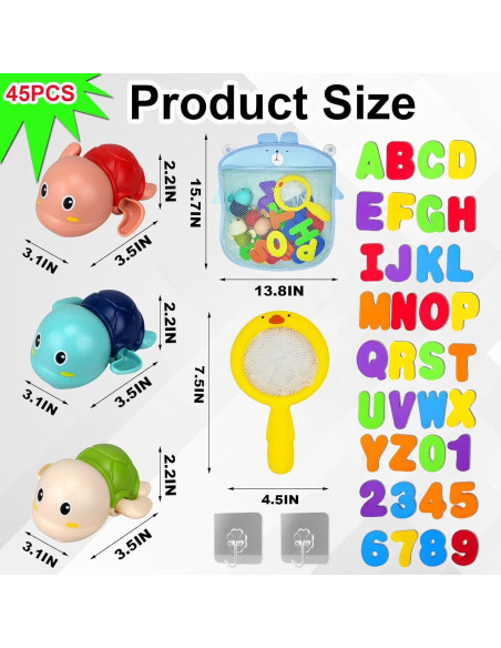 Set de Juguetes de Baño YYMHMF - Letras y Números de Espuma Set de Juguetes de Baño YYMHMF - Letras y Números de Espuma