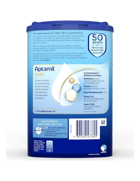 Aptamil Care Etapa 2 Fórmula Infantil 798g para Bebés 6+ Meses Aptamil Care Etapa 2 Fórmula Infantil 798g para Bebés 6+ Meses