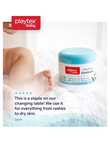 Pomada Curativa Playtex Baby 425 g, Hipoalergénica, Sin Fragancia