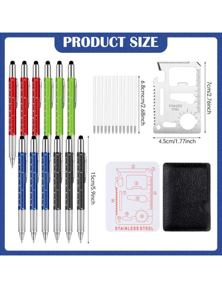 Conjunto de Regalo Bolígrafos Multiherramienta Sabary 36 Pzas Conjunto de Regalo Bolígrafos Multiherramienta Sabary 36 Pzas