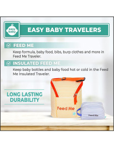 Organizador de Pañales Easy Baby - Paquete de 8 Seersucker 2