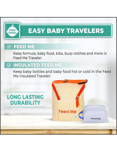 Organizador de Pañales Easy Baby - Paquete de 8 Seersucker