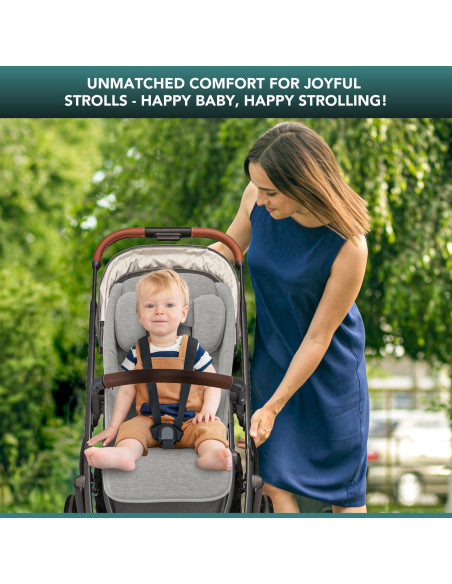 Forro de Asiento para Bebés Uppababy Vista y Cruz - Gris Forro de Asiento para Bebés Uppababy Vista y Cruz - Gris