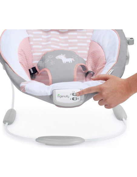 Bouncer Calmante Ingenuity Flora Unicornio 0-6 Meses 9 kg Bouncer Calmante Ingenuity Flora Unicornio 0-6 Meses 9 kg