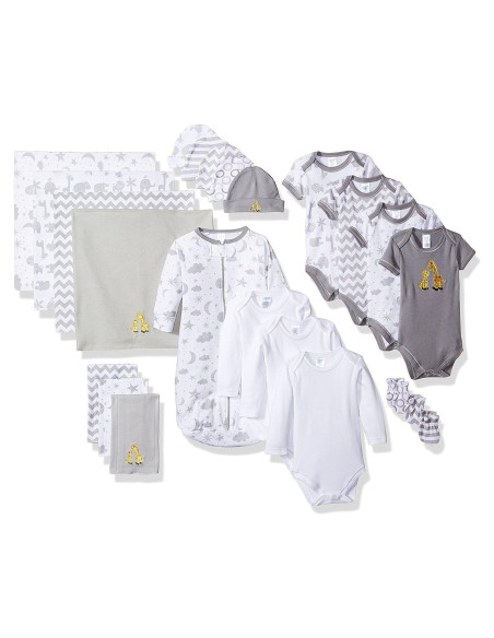 Conjunto de Layette Esencial Spasilk 23 Piezas 0-6 Meses Algodón Conjunto de Layette Esencial Spasilk 23 Piezas 0-6 Meses Algodón
